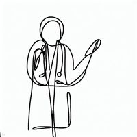 A_line_drawing_of_a_doctor