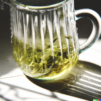 DALL&middot;E 2023-06-09 10.39.04 - romantic picture of recognizable glass of green tea