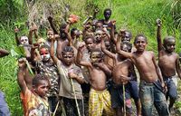 KInderen in West Papua